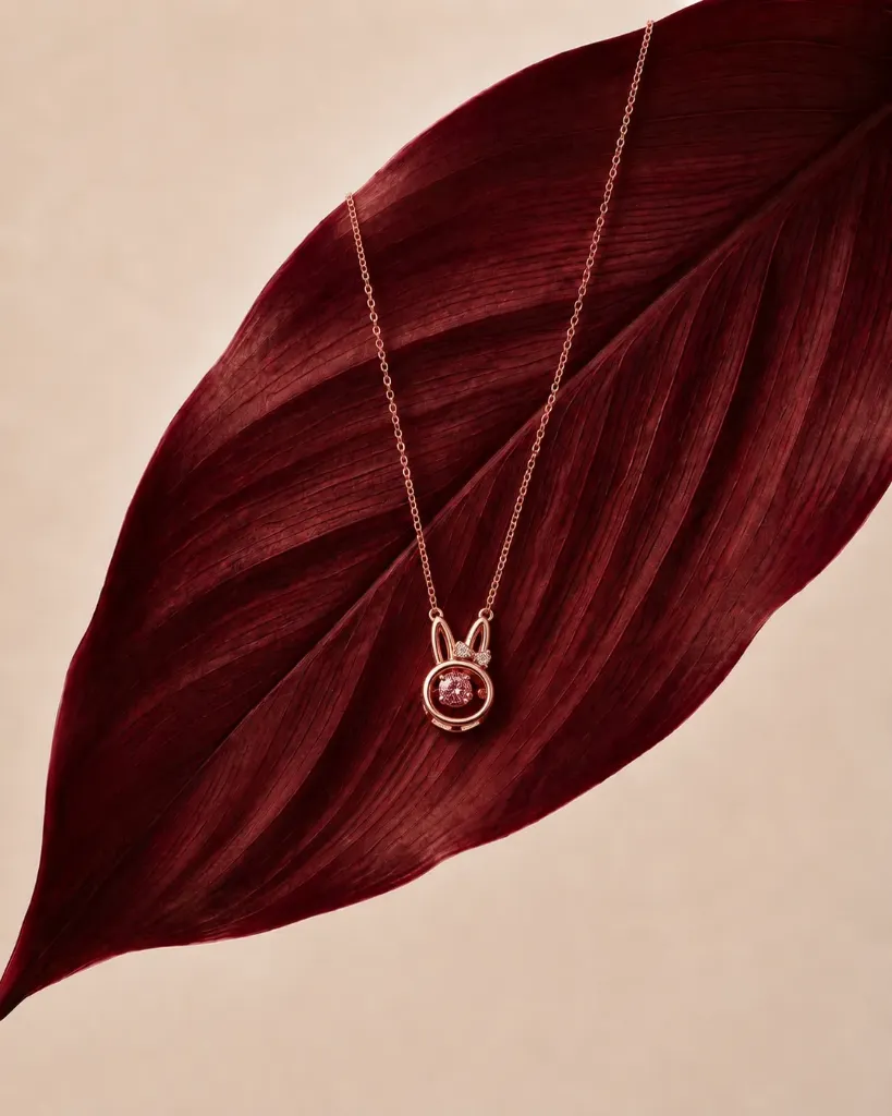 Rosegold Rabbit Necklace