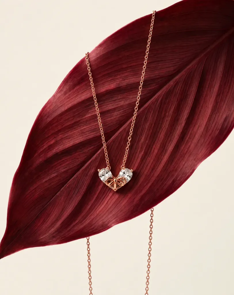 Rosegold Mini Heart necklace