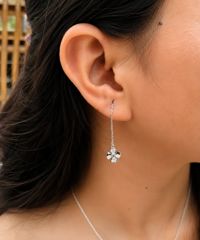 Floral Suhi Dhaga Earrings