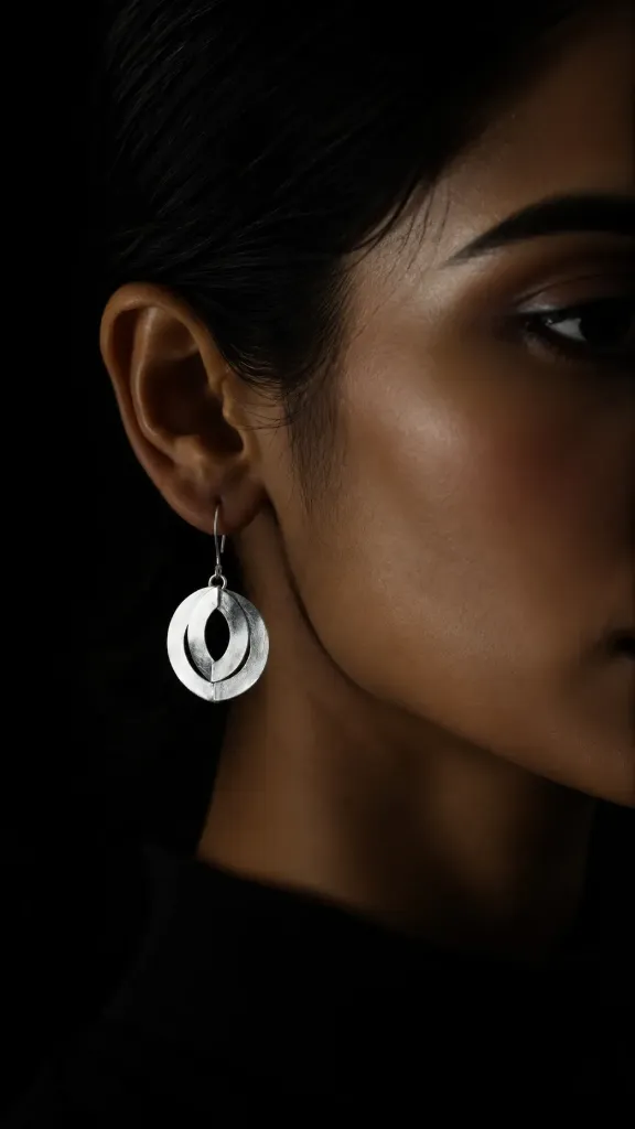Silver Hoop Earrings