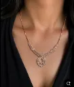 Rosegold Tejas Necklace Set