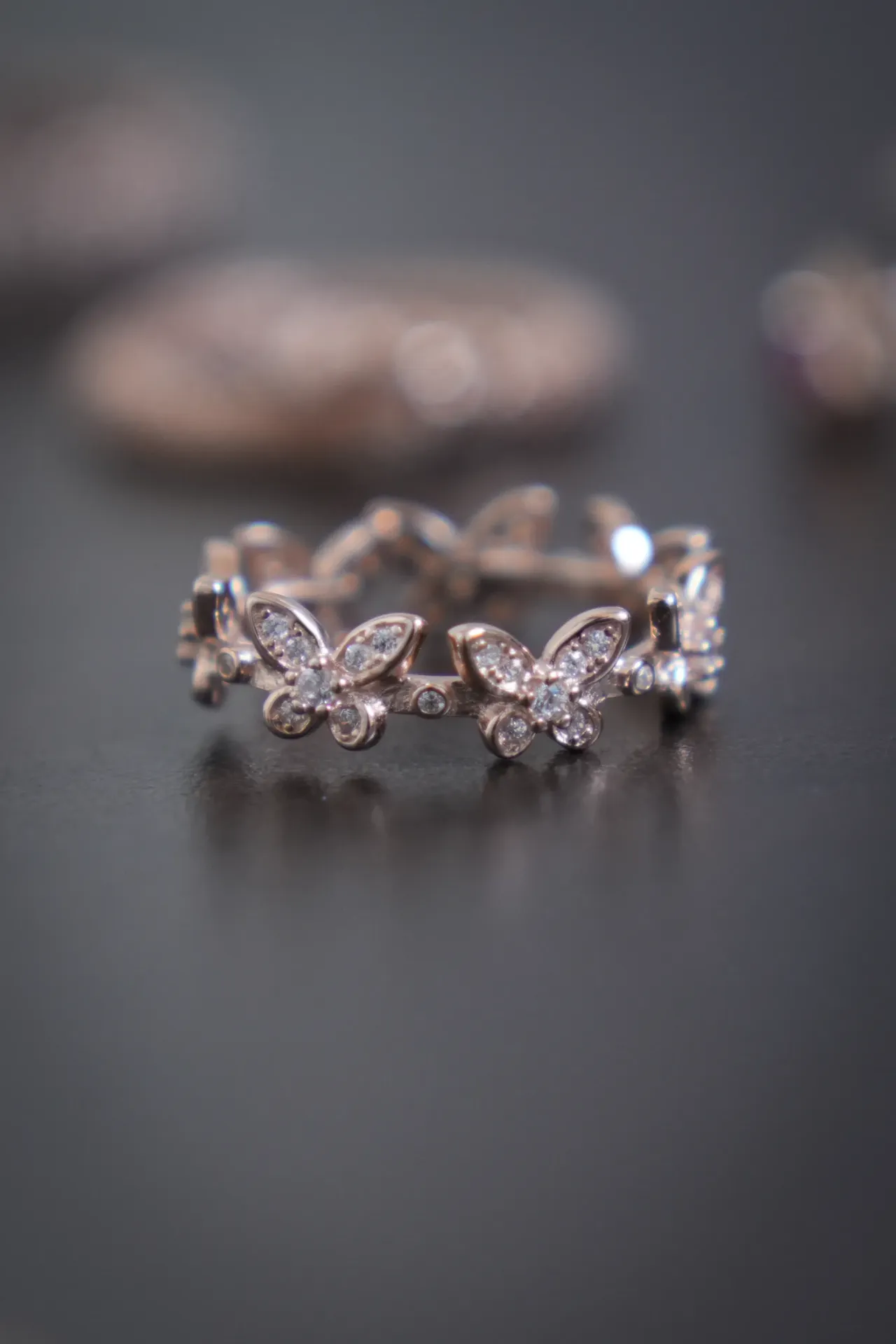 Rosegold Butterfly Ring