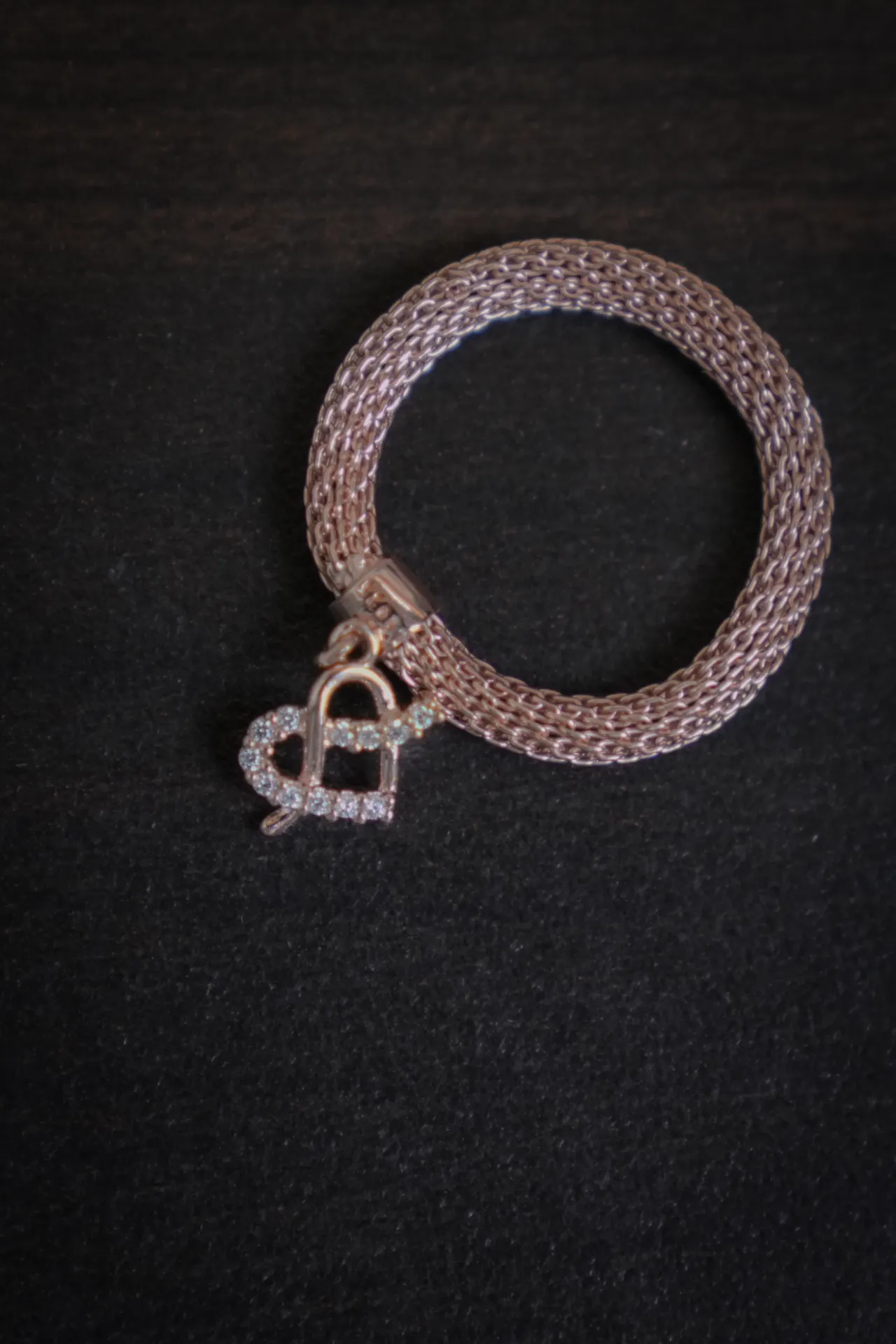Rosegold Mini Heart Ring