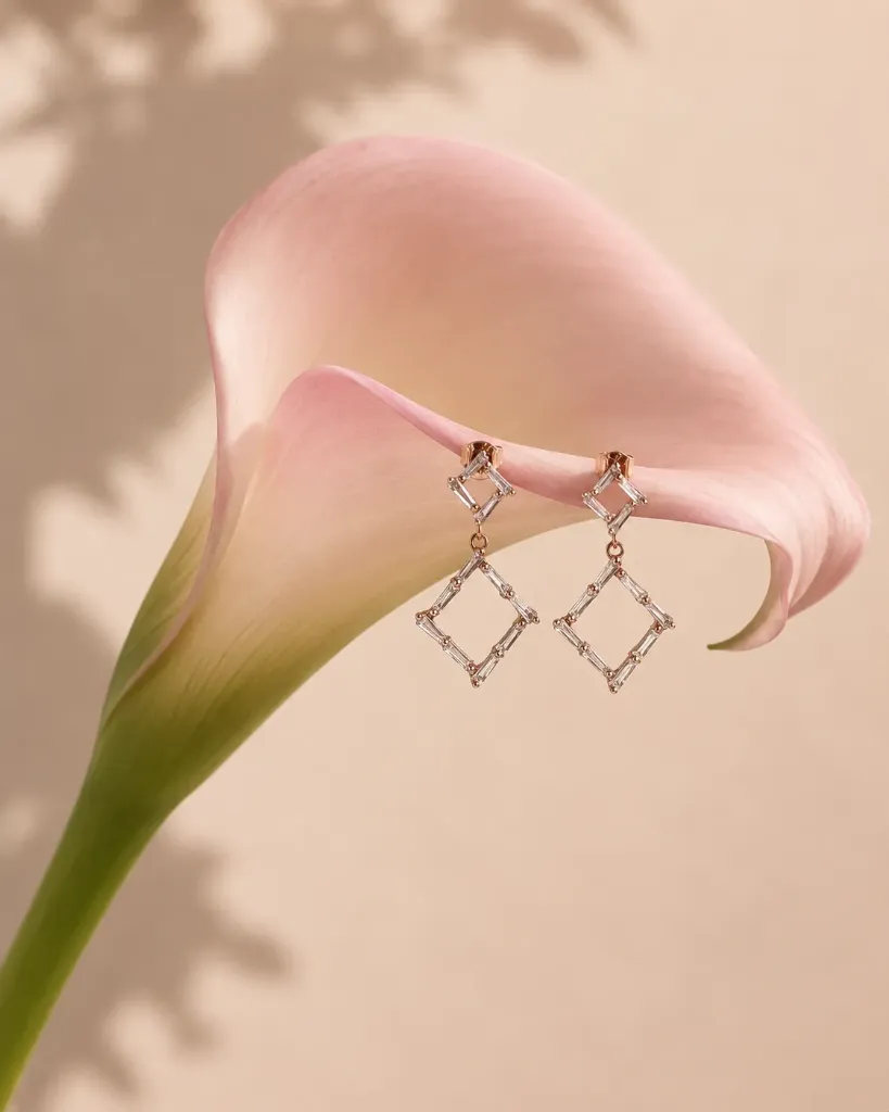 Rosegold Malina Earrings