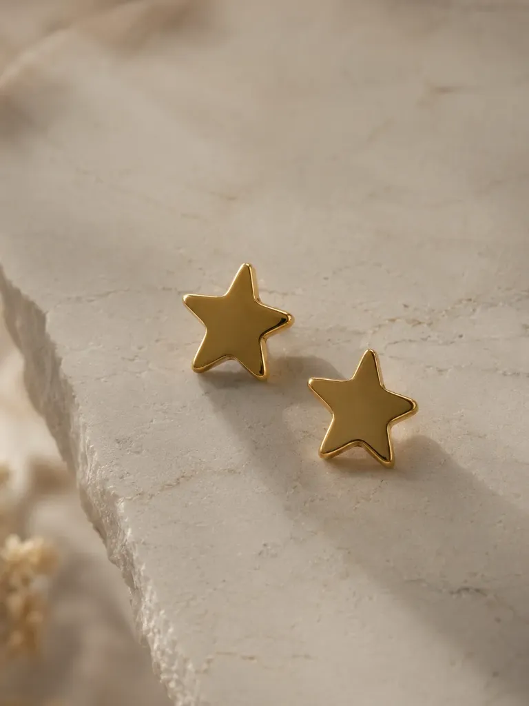 Silver Star Studs