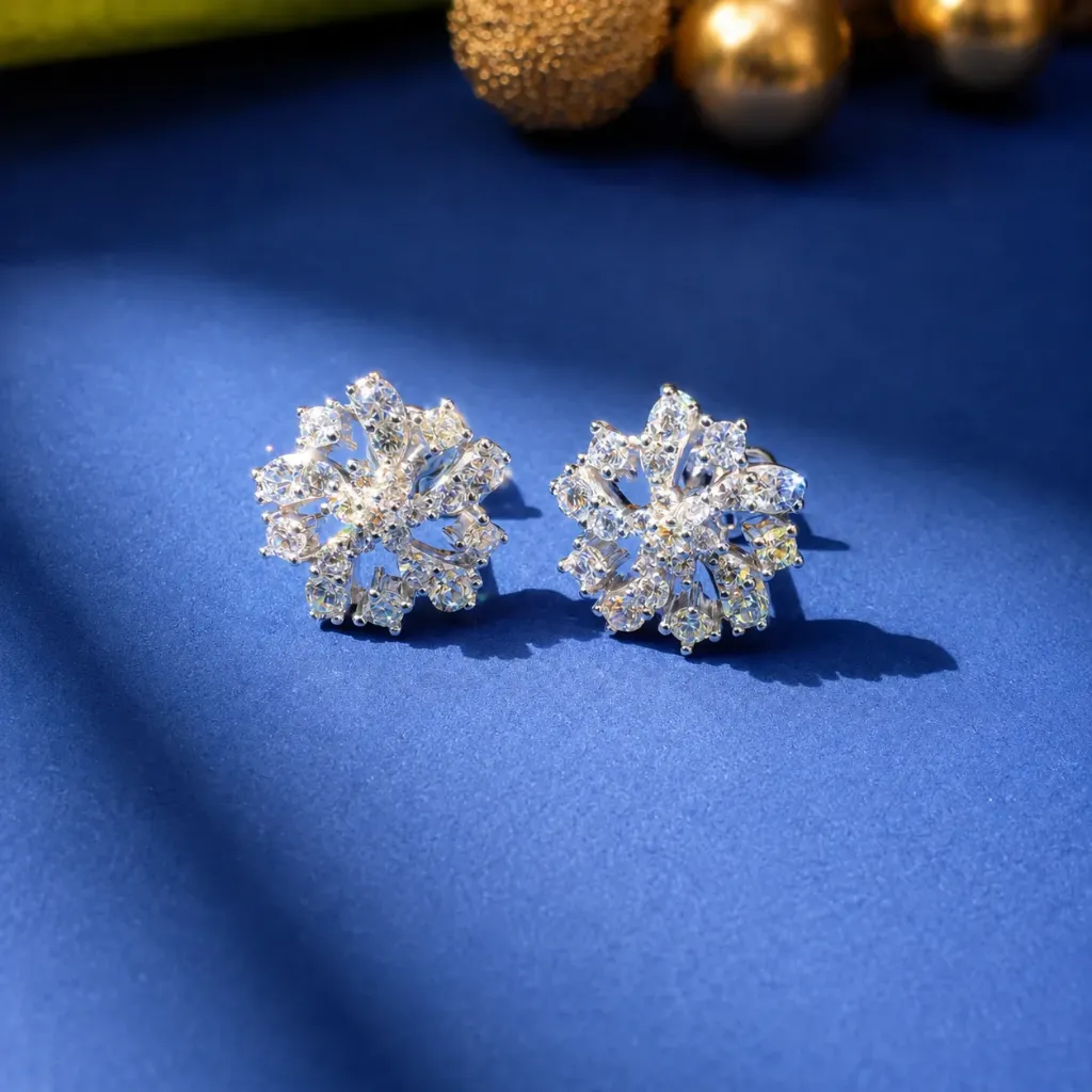 Silver Kusuma Studs