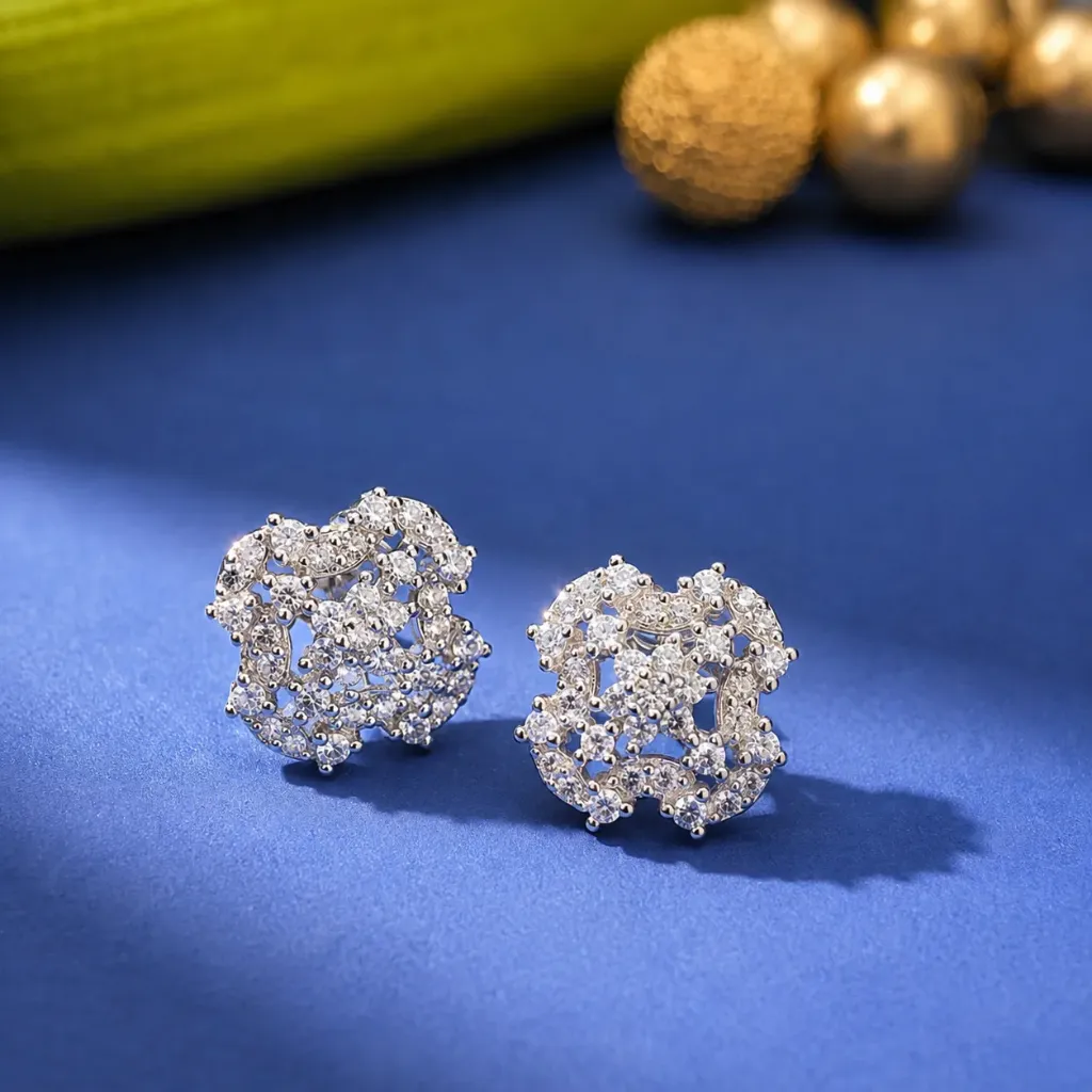 Silver Vanya Studs