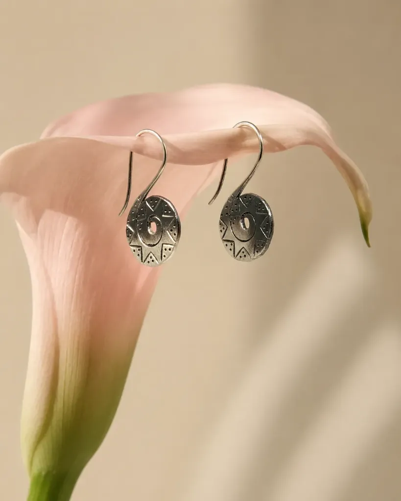 Silver Bhakti Earrings