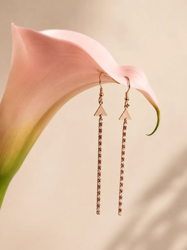 Rosegold Drop Earrings