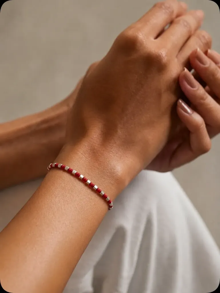 Silver Mani Bracelet