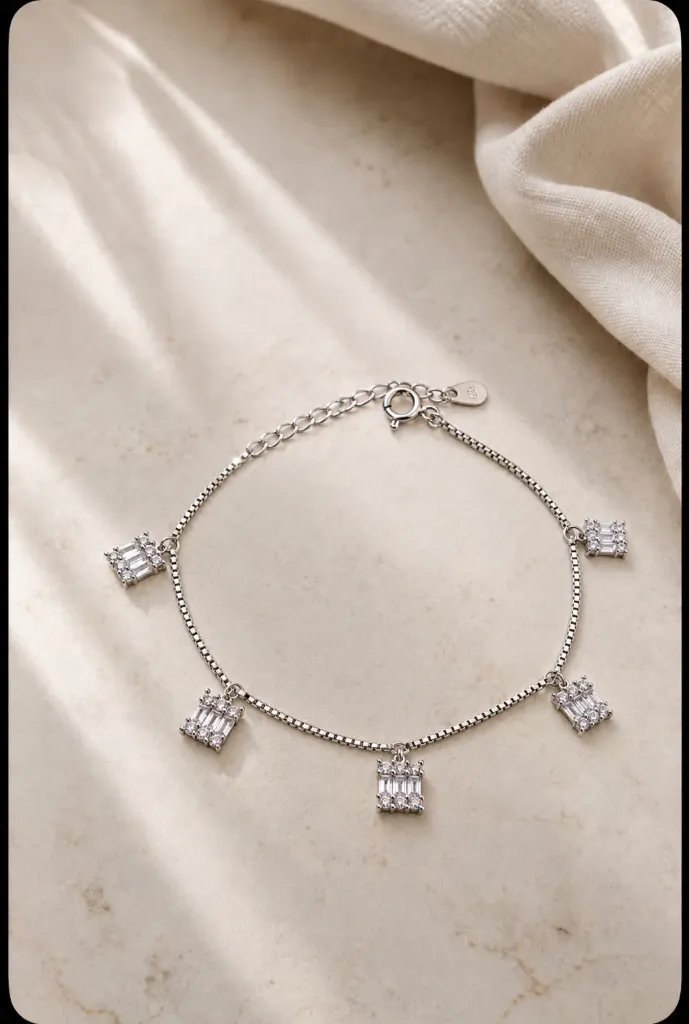 Silver Mini Charms Bracelet