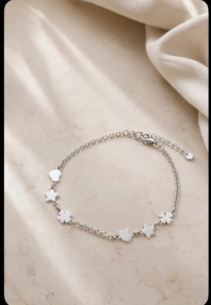 Silver Mini stars Bracelet
