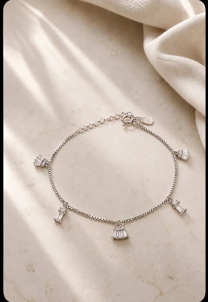 Silver Charms Bracelet