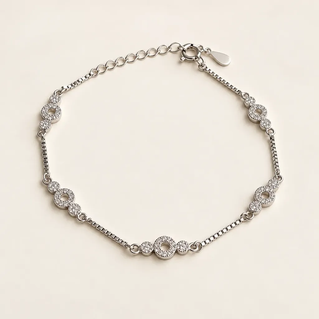 Silver Loop in Bracelet