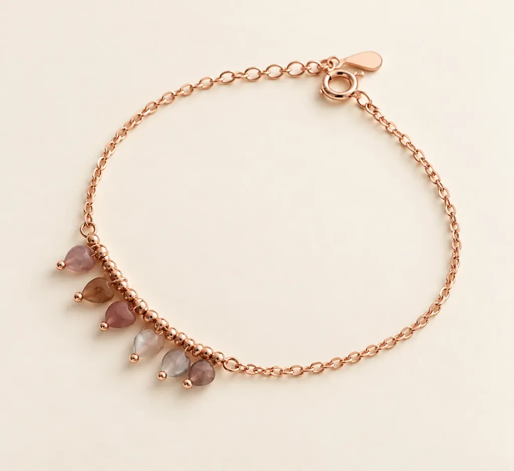Rosegold Mini Charms Bracelet