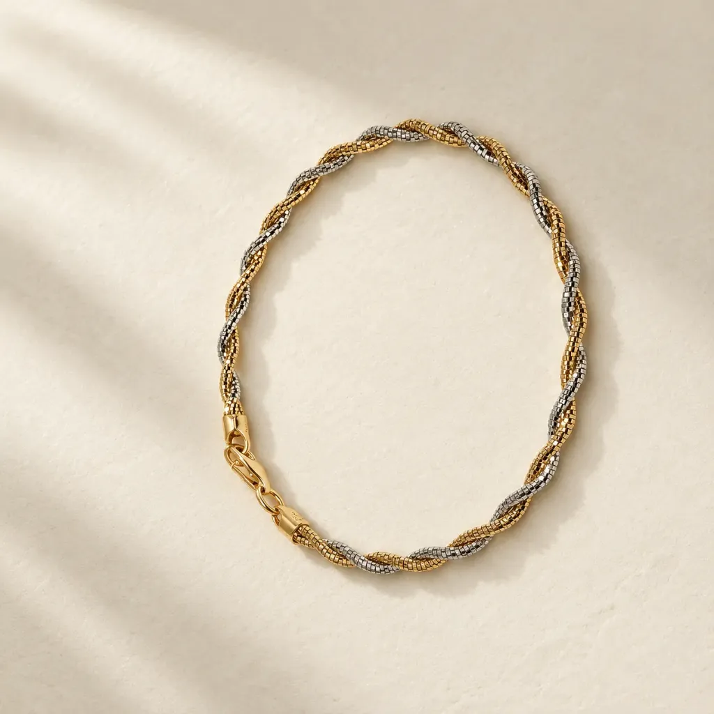 2T Twisty Italian Bracelet