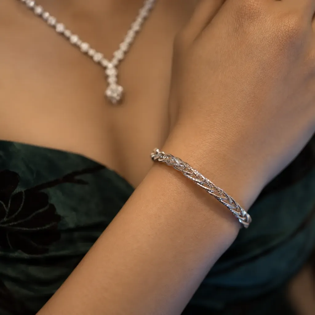 2T Braided Italian Bracelet