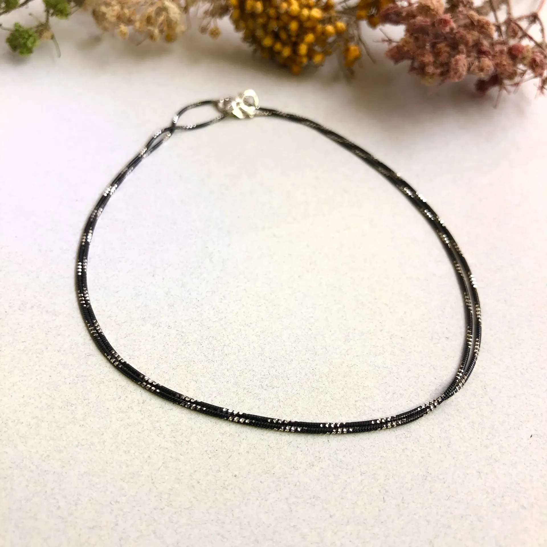 Silver Italian Anklet