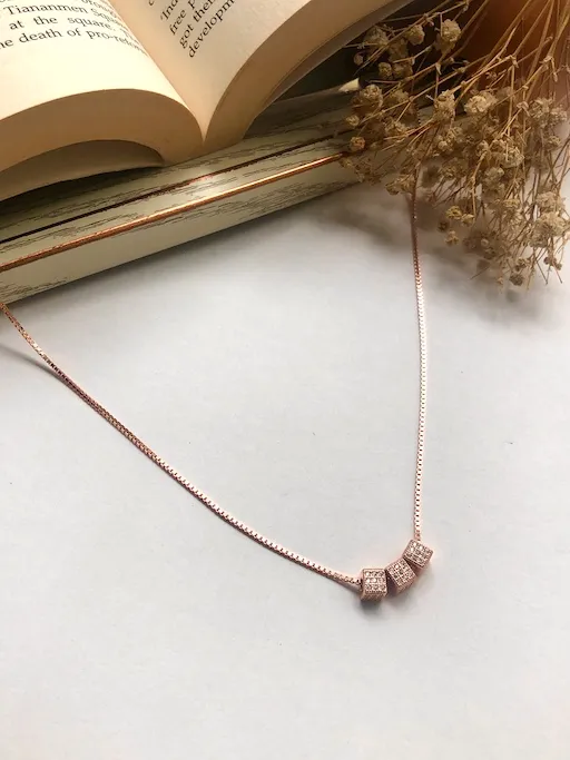 RoseGold Triple Necklace