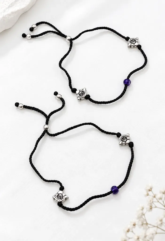 Silver Lotus Anklet