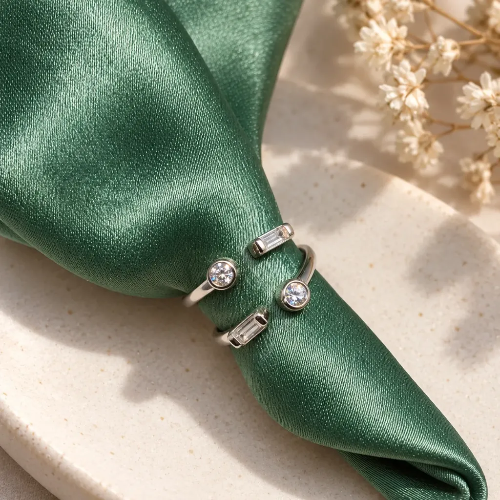 Silver Tipsy Toe Rings