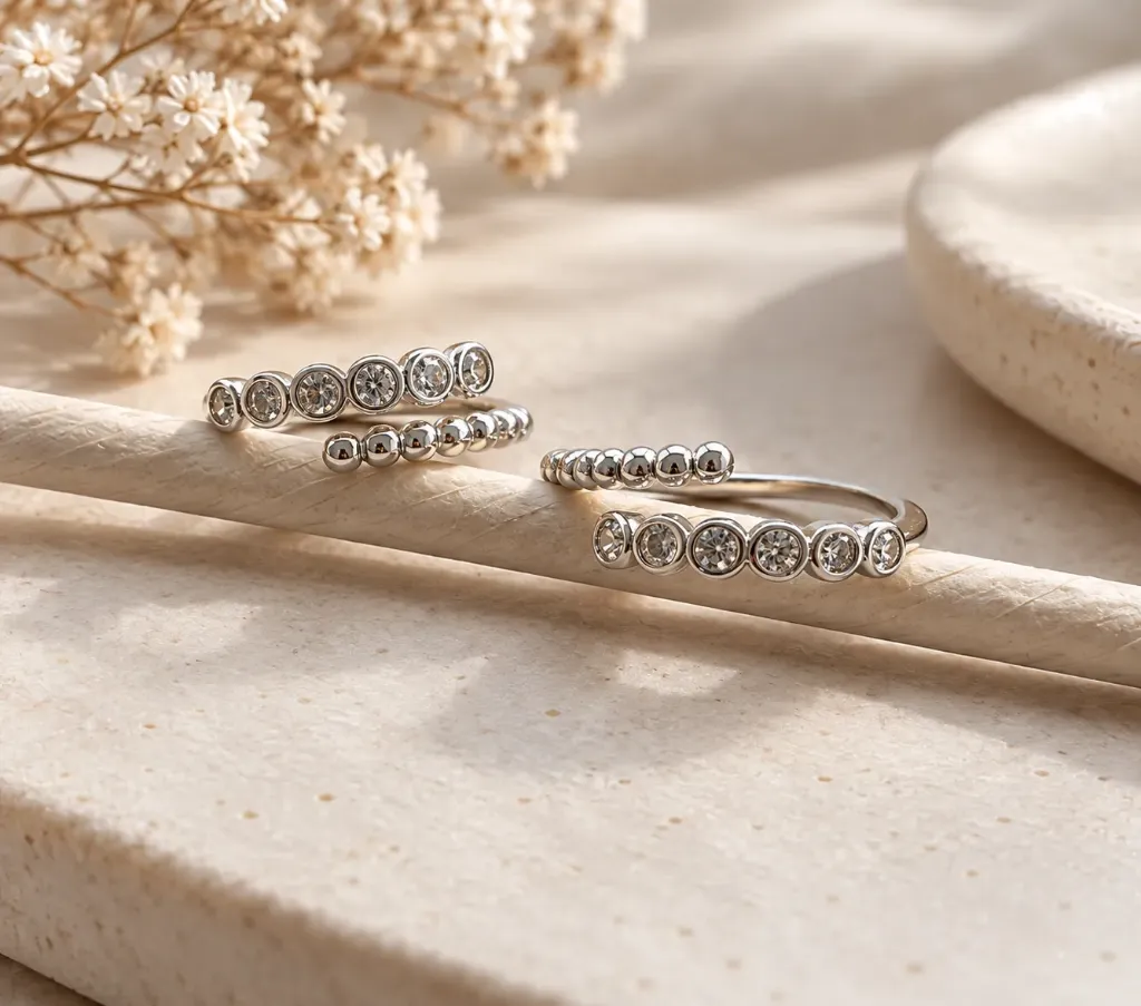 Silver Dot Toe Rings