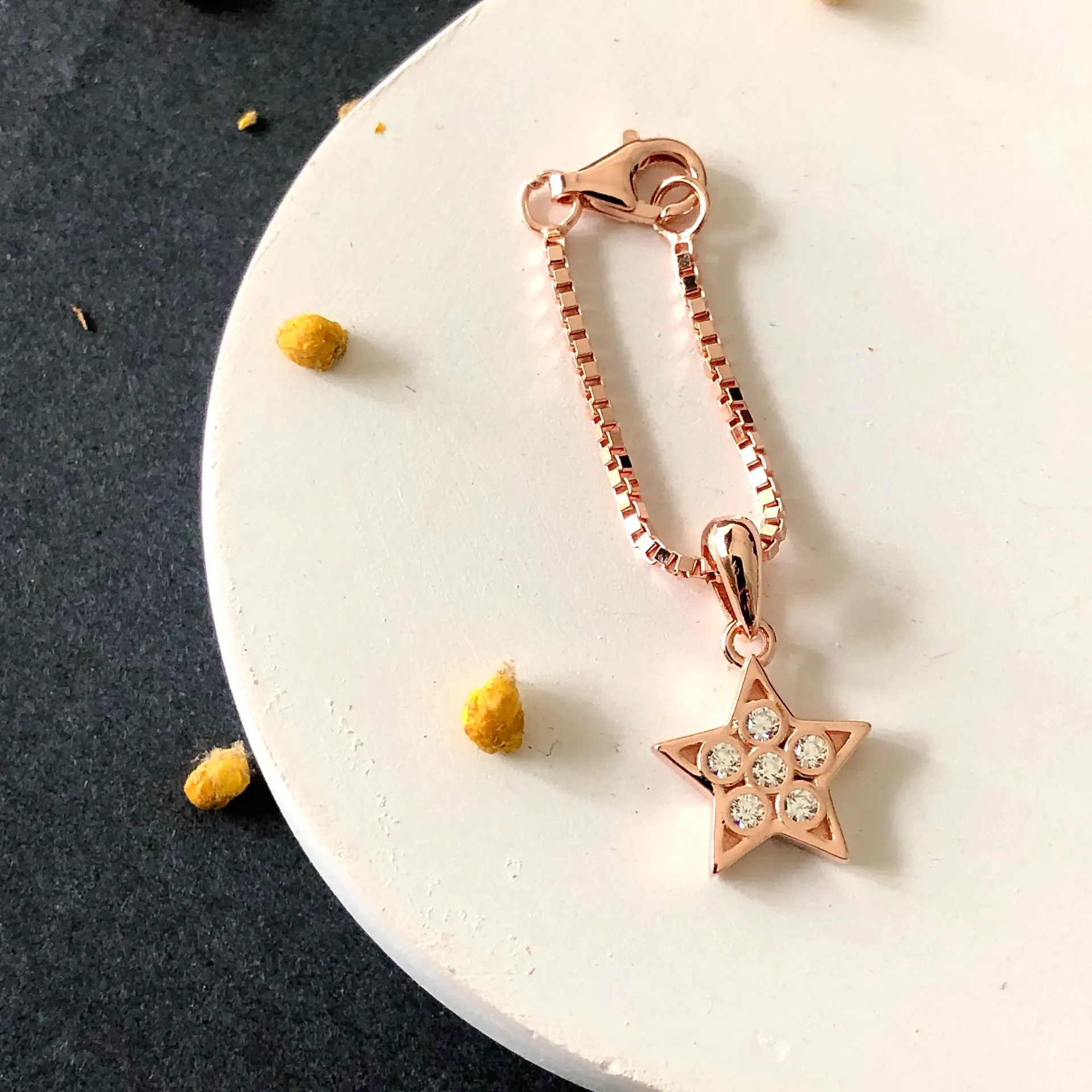 Rosegold Star Charm