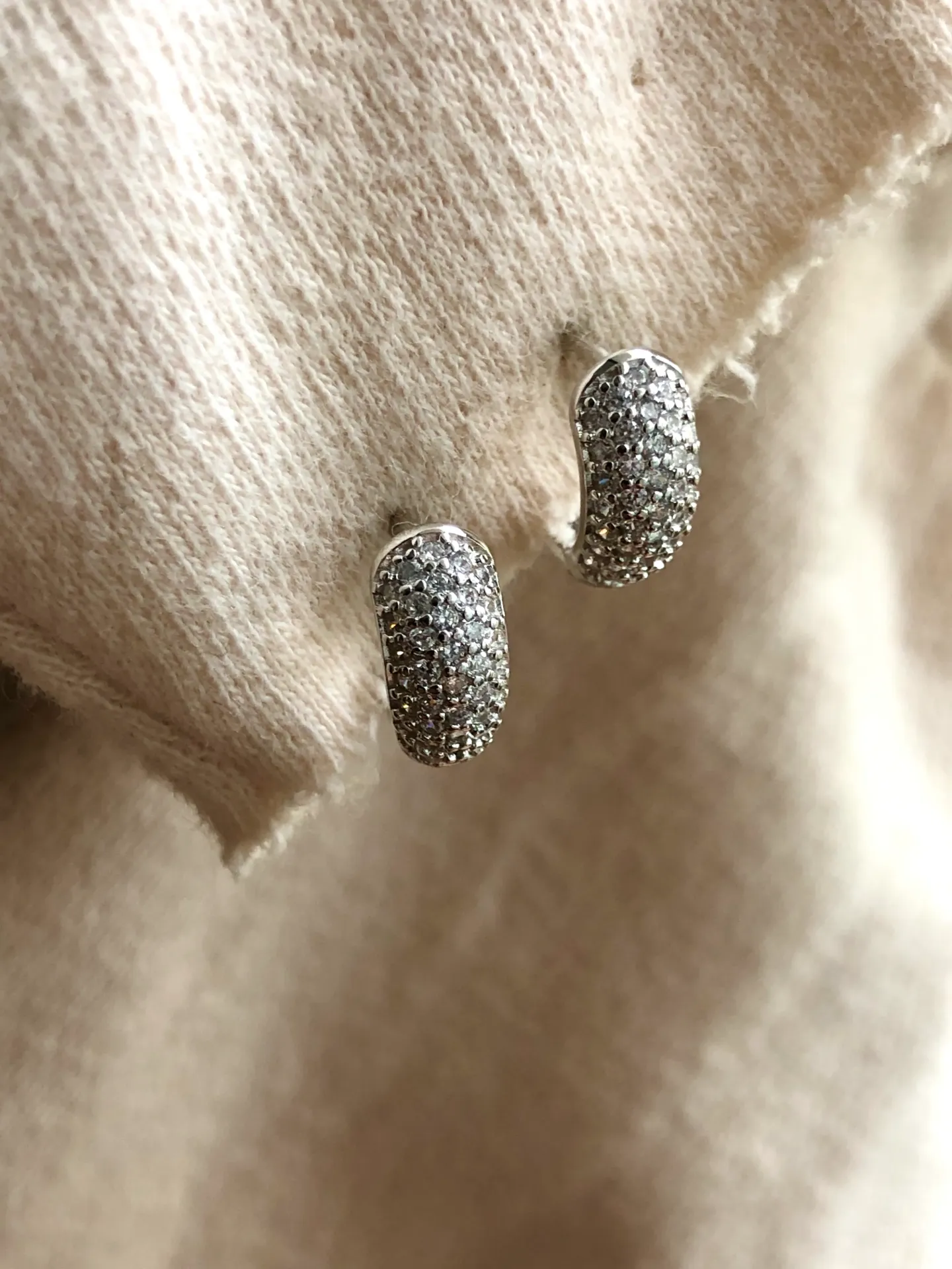 Silver Mini Hoops