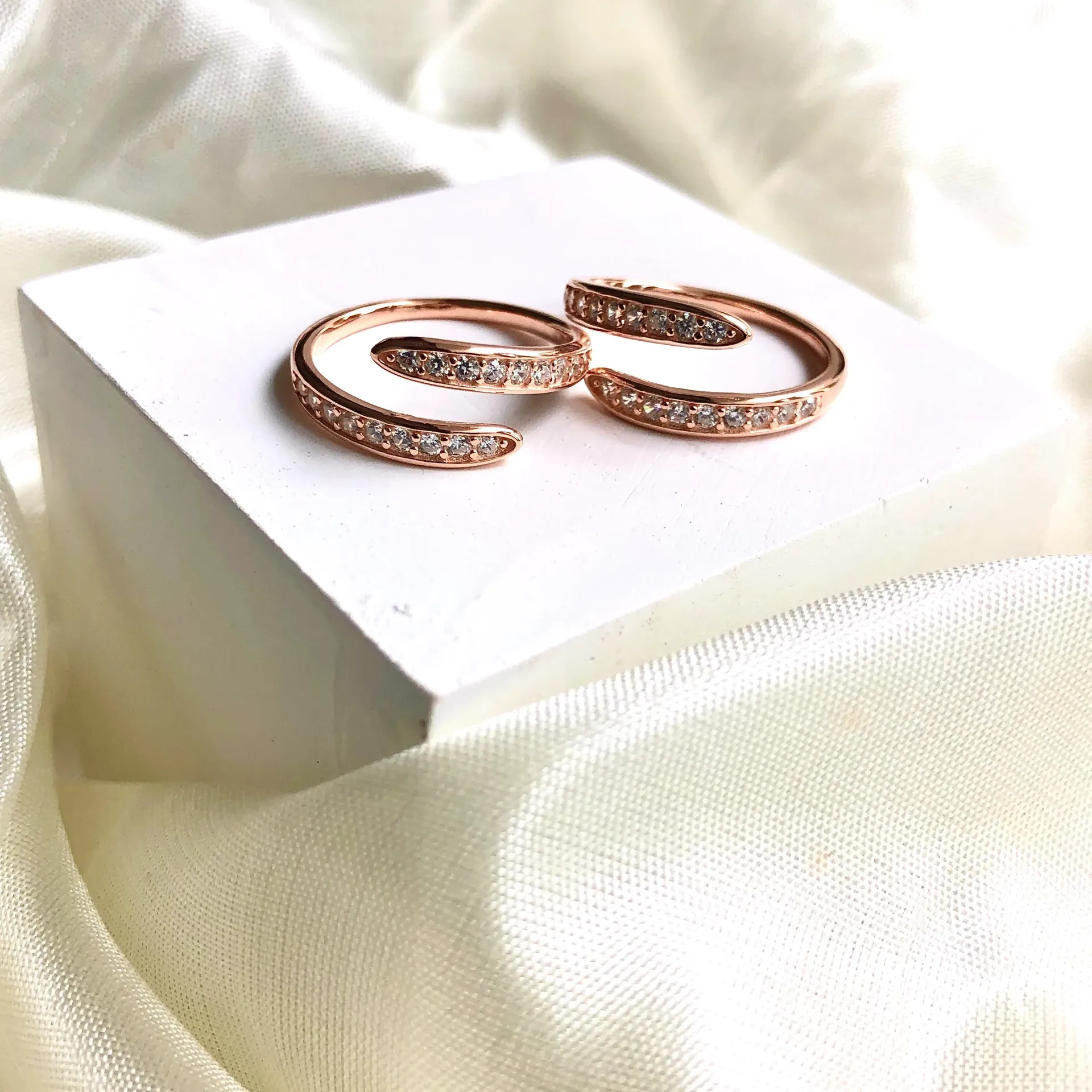 Serene RoseGold Toe Rings