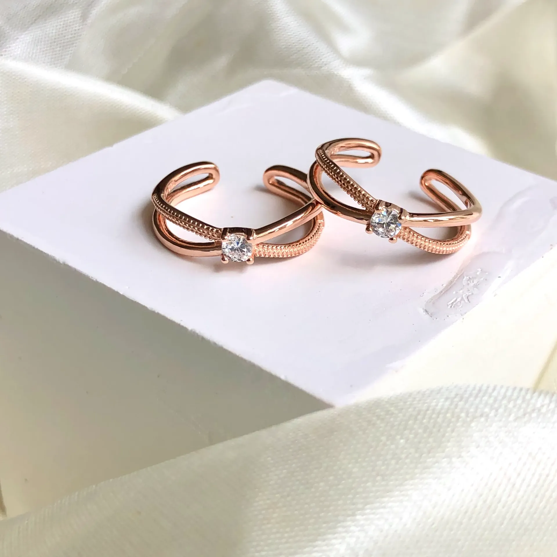 Nova Rose Gold ToeRings